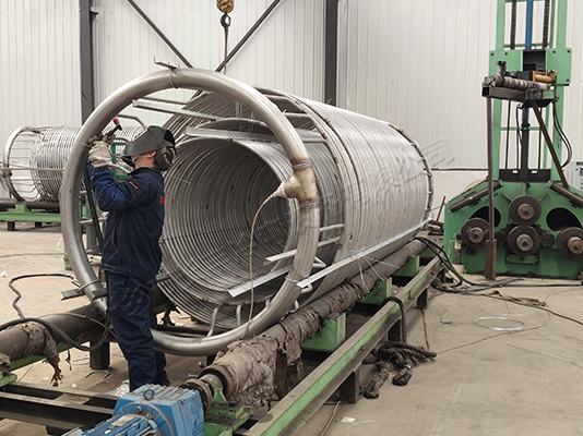 气化炉盘管加工